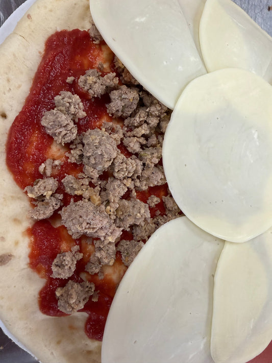 Drago’s Pizza (spicy sausage)